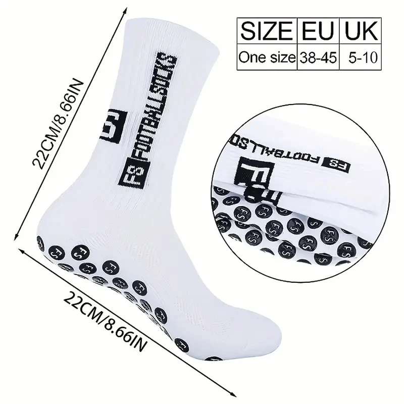 1組の滑り止め加工を施した、通気性と耐久性に優れた、サッカー - Sock Garter Men のレビューと価格